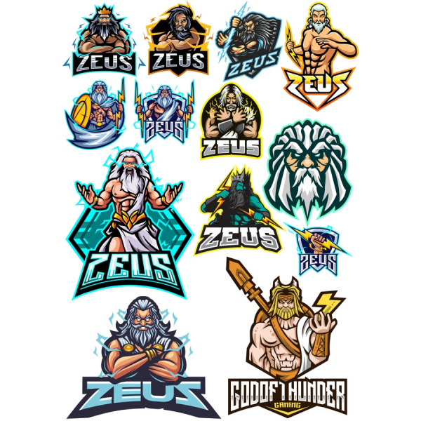Zeus تصاویر وکتور مجموعه