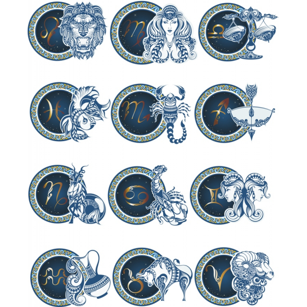 Ζώδια Διάνυσμα Clipart Bundle Ζώδια Διάνυσμα Clipart Bundle
