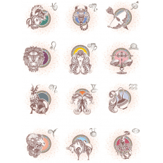 Stjernetegn Tegn Set - Bundle