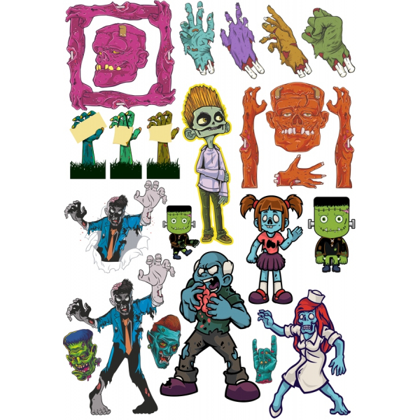 Zombie Clipart Vektor Bundt Zombie Clipart Vektor Bundt
