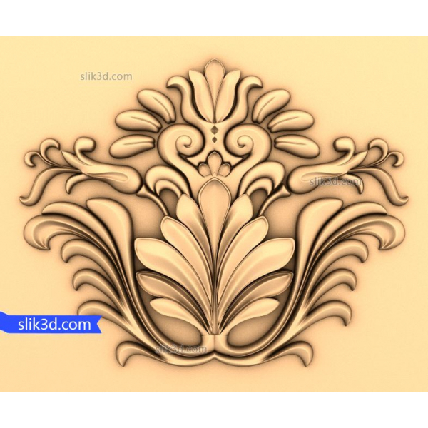 Ornate Flourish - Model 3D STL pentru CNC Ornate Flourish - Model 3D STL pentru CNC