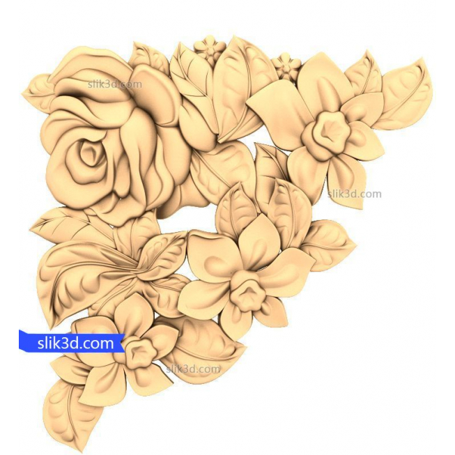 Flowers "Flowers #32" | STL - 3D model for CNC