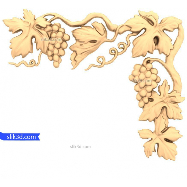 Vineyard Elegance 3D STL Model for CNC Vineyard Elegance 3D STL Model for CNC