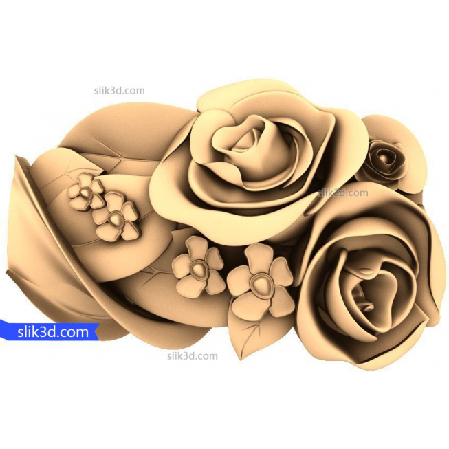 Flowers "Flowers #56" | STL - 3D model for CNC