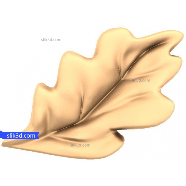 แบบจำลอง 3D STL ใบโอ๊กสีทองสำหรับ CNC และงานไม้ แบบจำลอง 3D STL ใบโอ๊กสีทองสำหรับ CNC และงานไม้