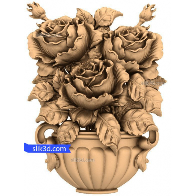 Flowers "Flowers #5" | STL - 3D model for CNC