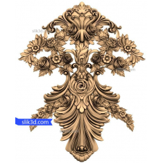 Floral Elegance Relief