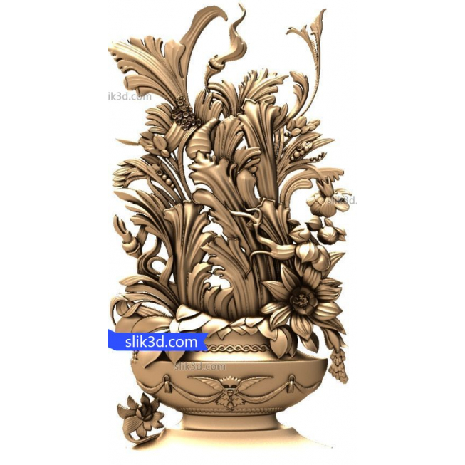 Flowers "Flowers #3" | STL - 3D model for CNC