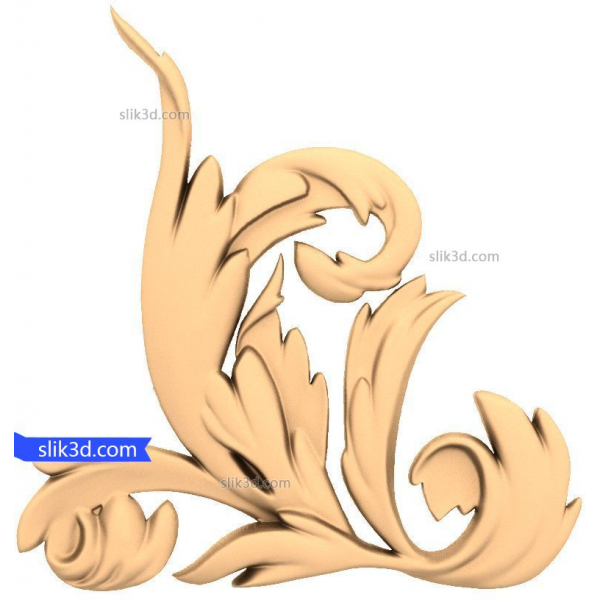 ظرافت گل 3D STL مدل های CNC روتر