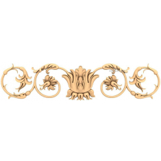 Floral Harmony Scroll