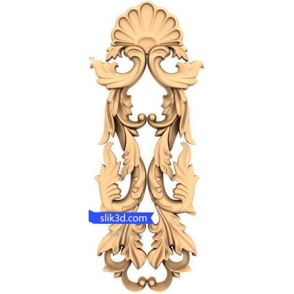 Floral Harmony 3D STL Model for CNC Router