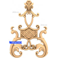 Baroque Elegance Decorative Panel