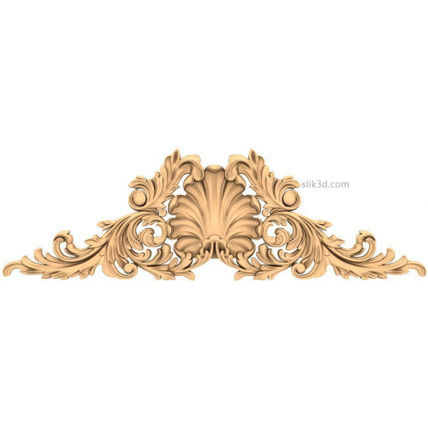 Majestic Flourish Panel 3D STL Model for CNC Majestic Flourish Panel 3D STL Model for CNC