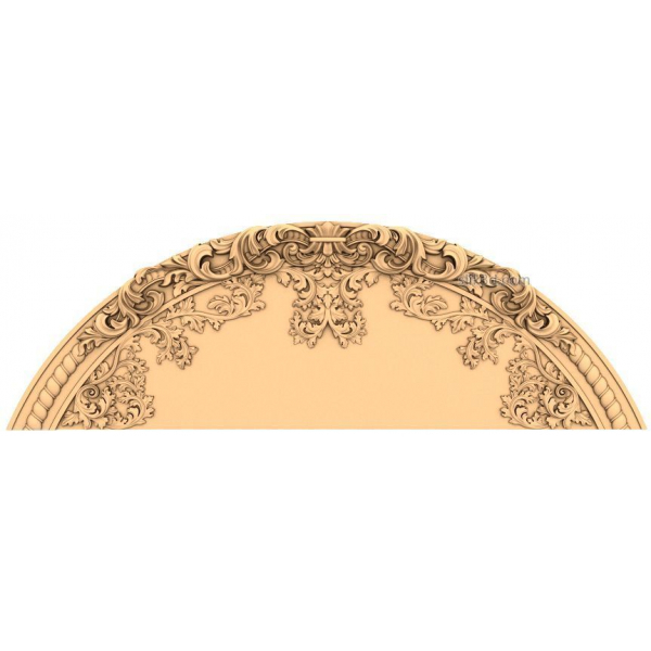 Baroque Elegance Relief Panel for CNC