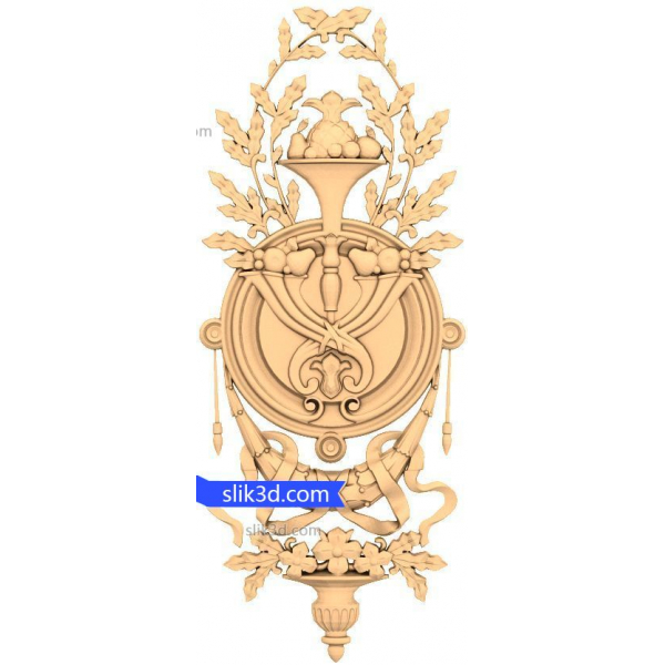 Exquisite Ornate Wall Medallion 3D STL Model Exquisite Ornate Wall Medallion 3D STL Model