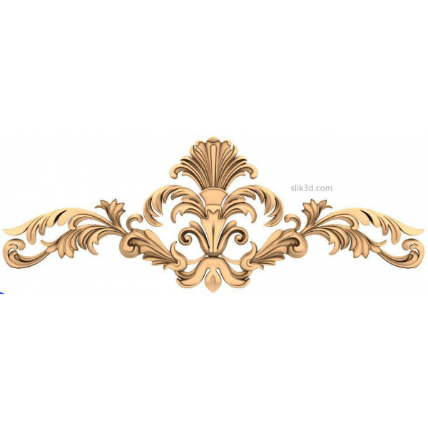 Regal Flourish 3D STL Model pentru CNC și imprimare 3D Regal Flourish 3D STL Model pentru CNC și imprimare 3D