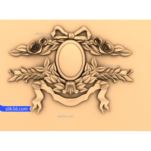 Elegance of Roses 3D Panel for CNC and 3D Printing