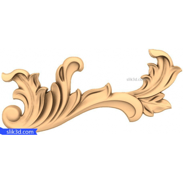Flourish Elegance Modello 3D STL per CNC Flourish Elegance Modello 3D STL per CNC