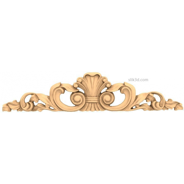 Elegance Floral Arch 3D Model for CNC