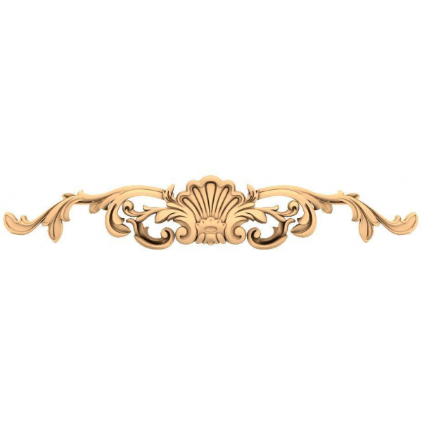Regal Acanthus Flourish 3D STL Model for CNC Regal Acanthus Flourish 3D STL Model for CNC