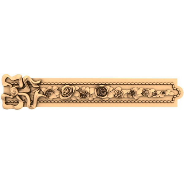Pannello decorativo Rose Elegance File 3D STL per CNC Pannello decorativo Rose Elegance File 3D STL per CNC