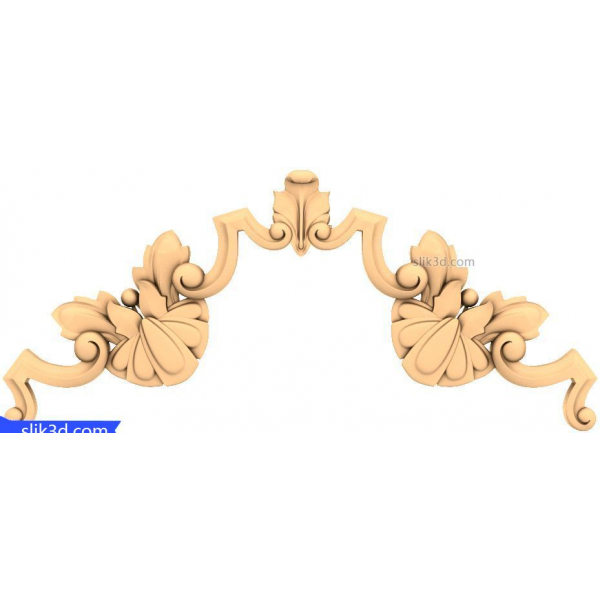Baroque Elegance Arch Decoration 3D STL Model Baroque Elegance Arch Decoration 3D STL Model