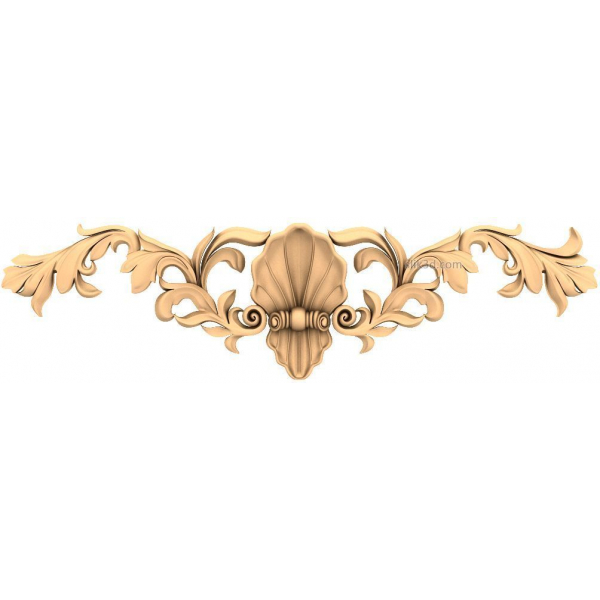 Verzierte Flourish Shell 3D STL Modell für CNC Verzierte Flourish Shell 3D STL Modell für CNC