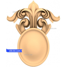Floral Crest Medallion