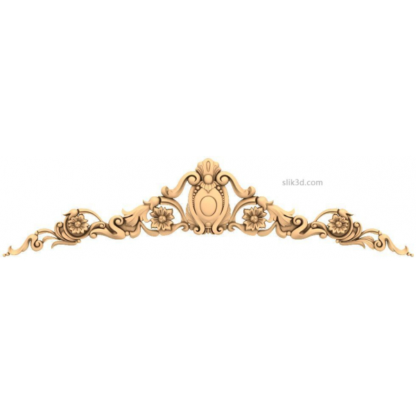 Floral Elegance 3D STL-model til CNC-router Floral Elegance 3D STL-model til CNC-router