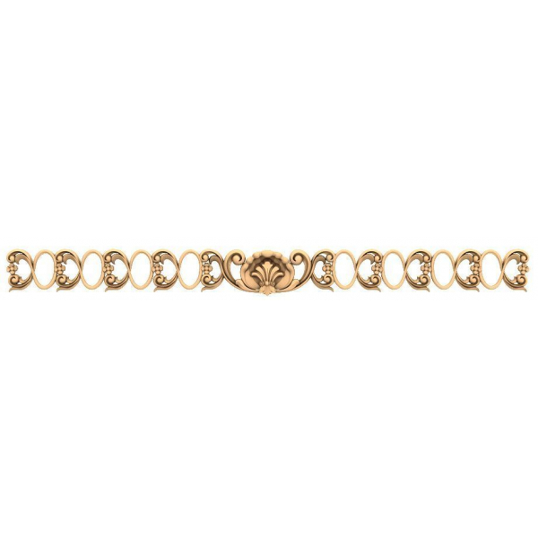 דגם STL 3D Acanthus Band מעוטר עבור CNC דגם STL 3D Acanthus Band מעוטר עבור CNC