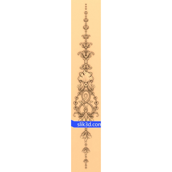 Elegant Floral Relief STL Model for CNC Elegant Floral Relief STL Model for CNC