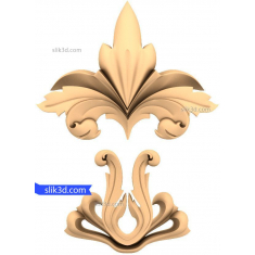 ظریف Fleur-de-Lis زینت