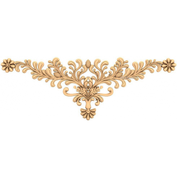แบบจำลอง 3D STL ของ Floral Elegance สำหรับ CNC