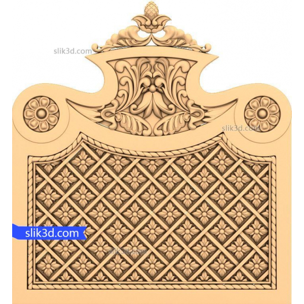 Pannello Regal Bloom - Modello STL 3D squisito per CNC Pannello Regal Bloom - Modello STL 3D squisito per CNC