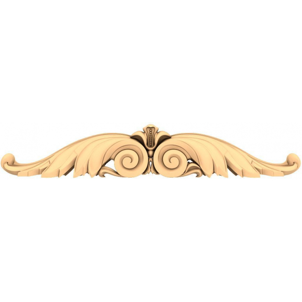 Elegant Scrollwork Acanthus - STL 3D Model for CNC Elegant Scrollwork Acanthus - STL 3D Model for CNC