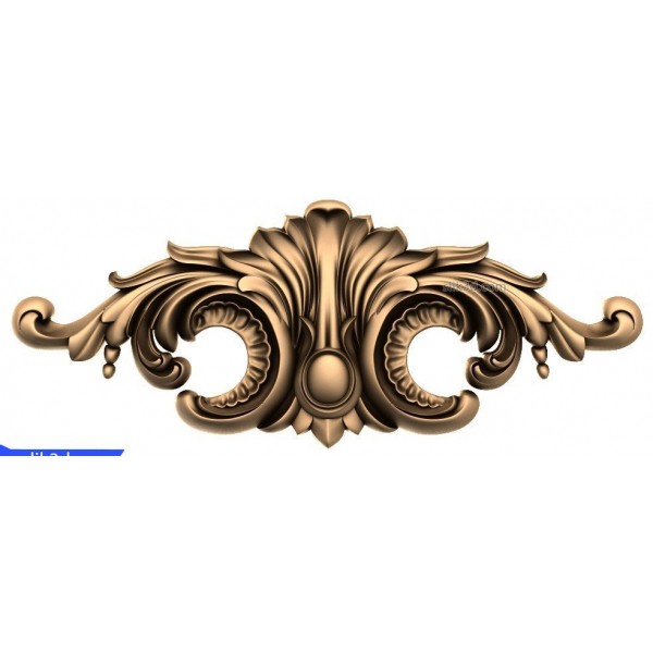 Baroque Elegance - 3D Model for CNC