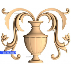 Ornate Floral Vase