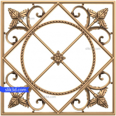 Pannello decorativo Eleganza floreale