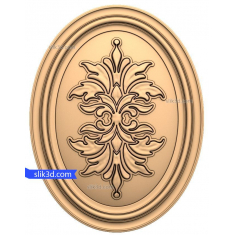Regal Flourish Oval Medallion