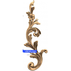 Floral Scroll Elegance