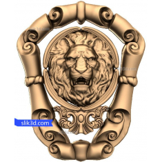 Regal Lion Door Knocker