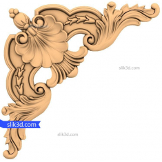 Elegantní Flourish Corner