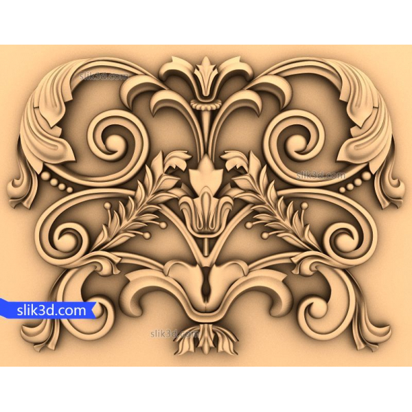 Florentine Elegance - 3D STL Model for CNC Router