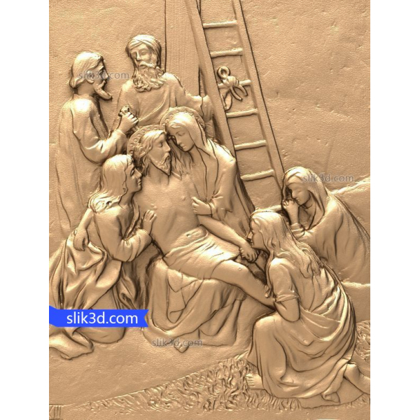Divine Embrace - 3D STL Model for CNC Divine Embrace - 3D STL Model for CNC