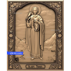 3D model reliéfu svatého Timothyho