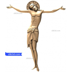 Crucifix Sculpture Model 3D