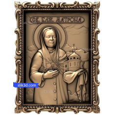 Moskvanın Müqəddəs Matrona 3D STL modeli