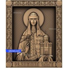 Saint Princess Olha 3D Model