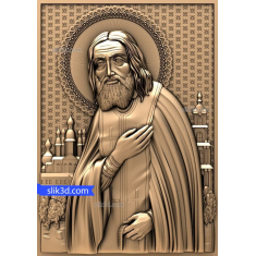 3D model reliéfu svatého Mikuláše