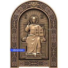 3D model reliéfu Kristus učitel